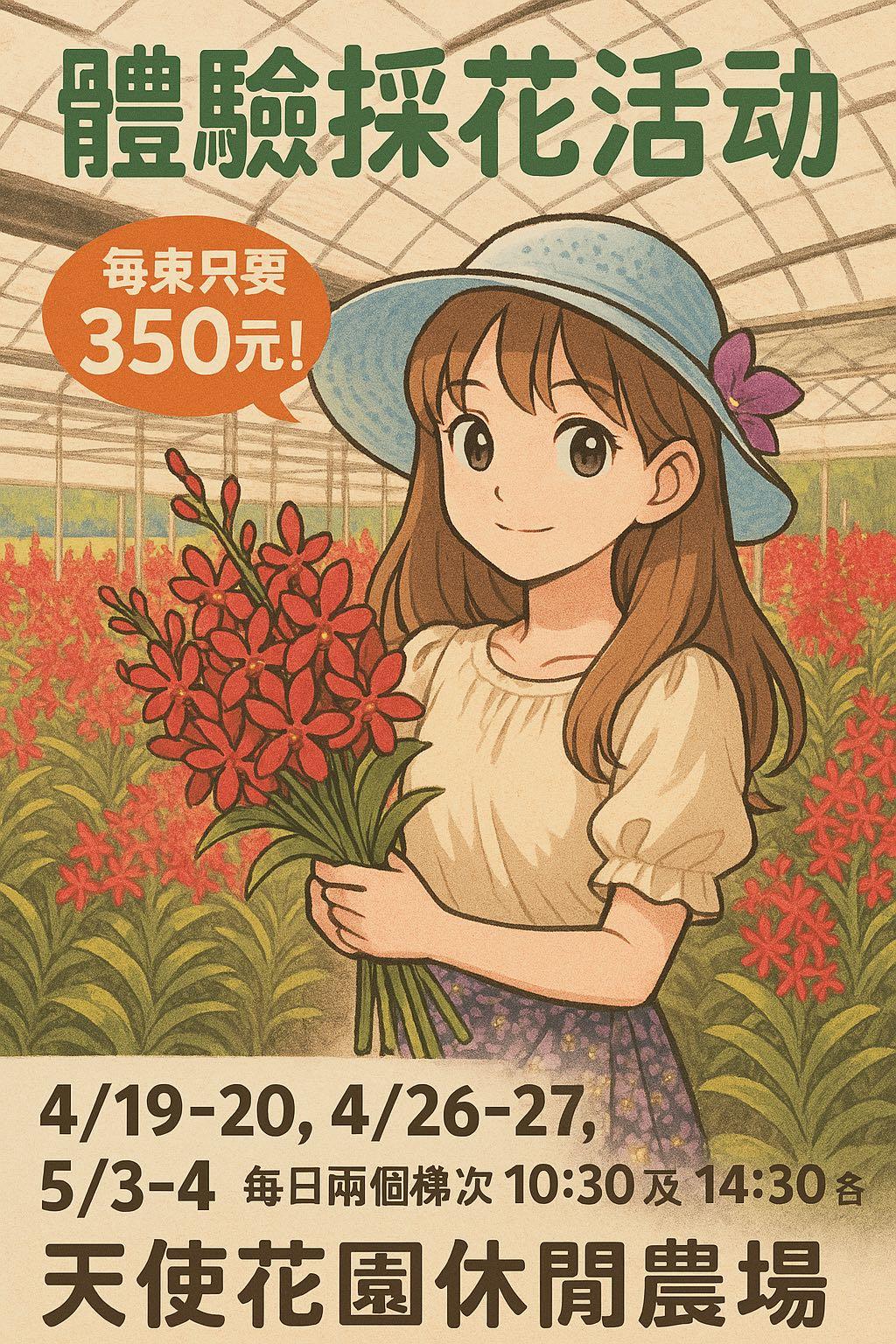 體驗採花活動